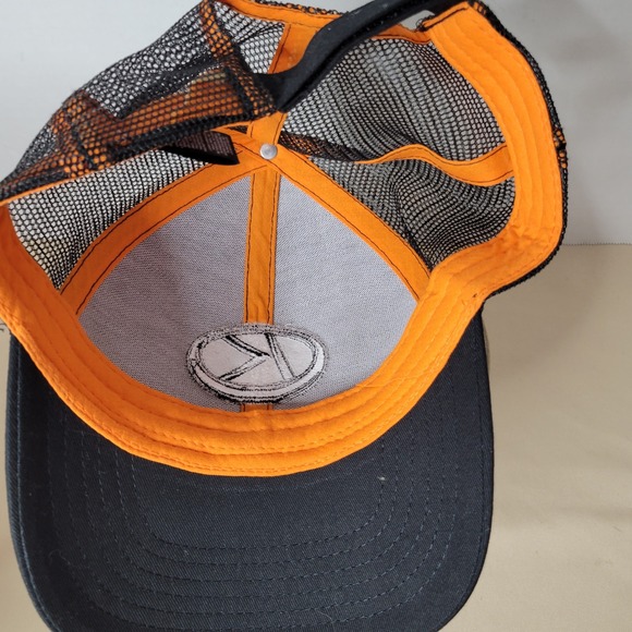 Kubota Black Mesh Trucker Hat Embroidered K Logo Men's One Size - Picture 5 of 7